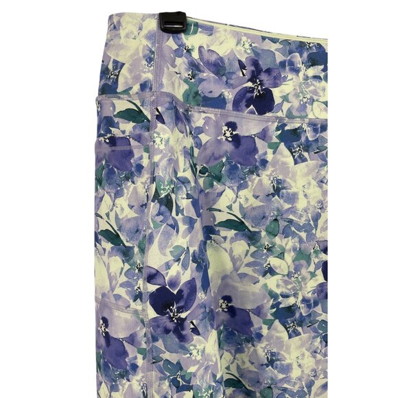Skechers Womens Go Walk High Waisted Purple Floral Skort Womens Size 2XL - Picture 3 of 8